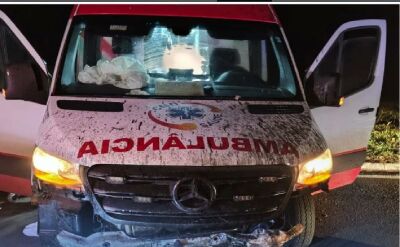 Imagem da notícia Ambulância com grávida entubada sofre acidente na BR-262 em MS